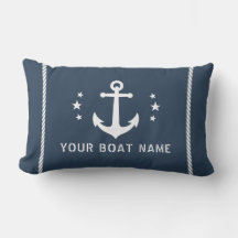 Ancre nautique vintage Nom du bateau Étoiles corde