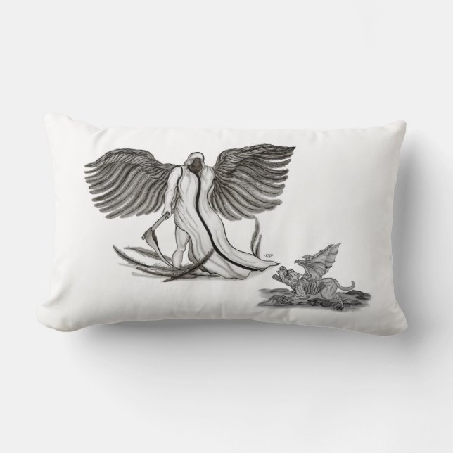 Coussin Rectangle Angel Uriel (Recto)