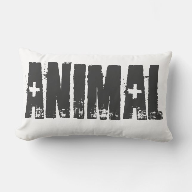 Coussin Rectangle Animal - Salle de gym Fitness (Recto)