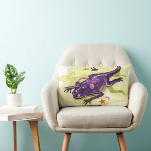 Coussin Rectangle Anteosaurus Bain De Soleil Avec Casque.