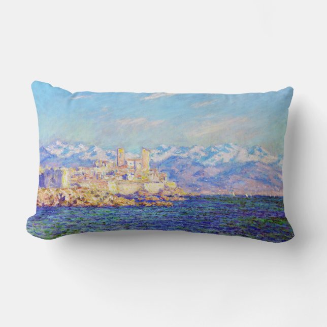 Coussin Rectangle Antibes, effet d'après-midi, Claude Monet 1888 fra (Recto)