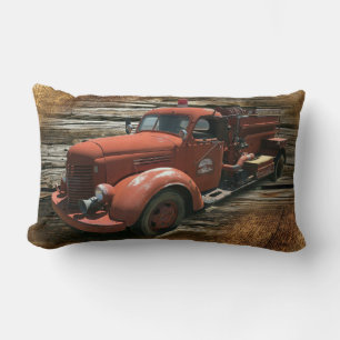 Coussin Rectangle Antique Fire Truck Vintage Fire