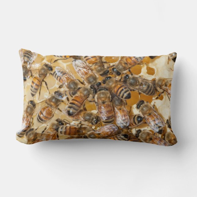 Coussin Rectangle Apiculture à Arlo's Honey Farm (Recto)