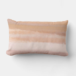 Coussin Rectangle Aquarelle minimaliste moderne colorée Lignes paste
