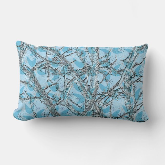 COUSSIN RECTANGLE ARBRE D'HIVER (Recto)