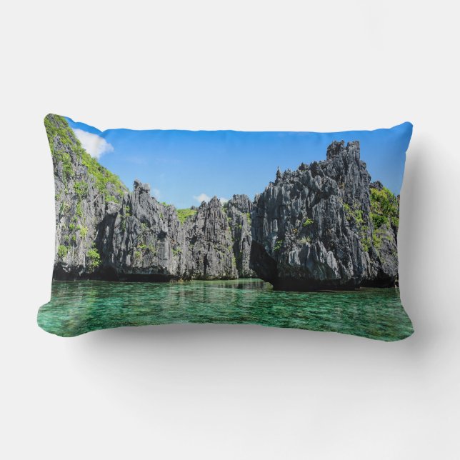 Coussin Rectangle Archipel de Bacuit (Recto)