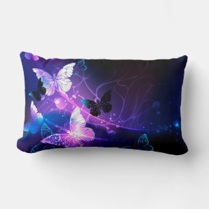 Coussin Rectangle Arrière - plan avec papillons de nuit