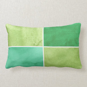 Coussin Rectangle arrière - plan coloré d'aquarelle pour vos 6