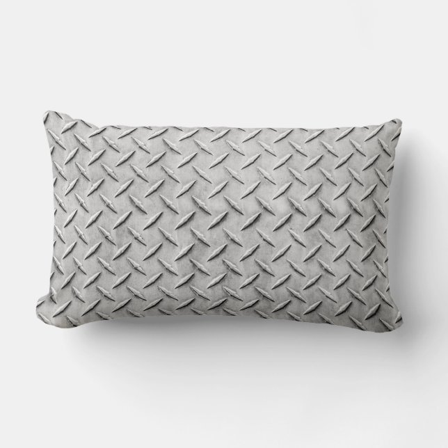 Coussin Rectangle Arrière - plan de placage en diamant Faux (Recto)