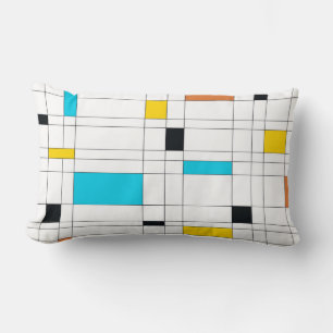 Coussin Rectangle Art coloré, frais, à la mode, moderne