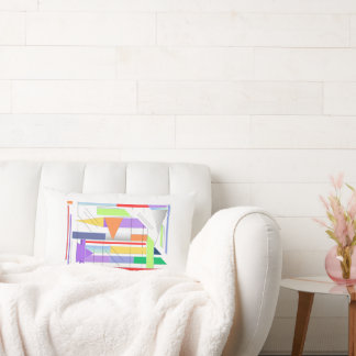Coussin Rectangle "Art géométrique Imprimez Premium 24'' x 36'' Wall