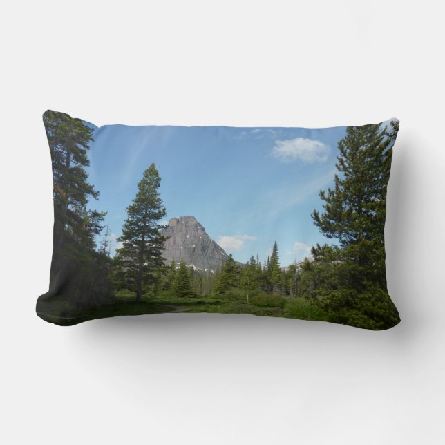 Coussin Rectangle Aster Park Trail au parc national Glacier (Recto)