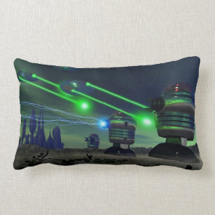Coussin Rectangle Attaque de robot