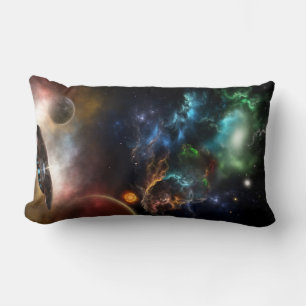 Coussin Rectangle Au-delà de l'espace et du temps L'art fractal