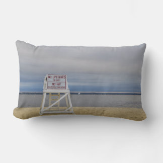 Coussin Rectangle Aucun Sauveteur en Service Recto-Verso