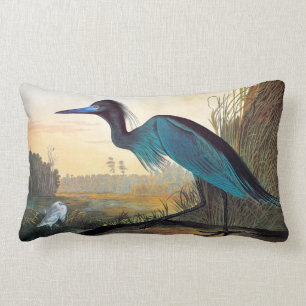 Coussin Rectangle Audubon : Petit héron bleu