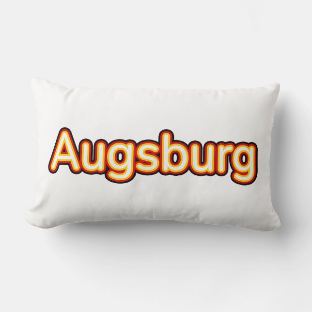 Coussin Rectangle Augsbourg Allemagne (Recto)