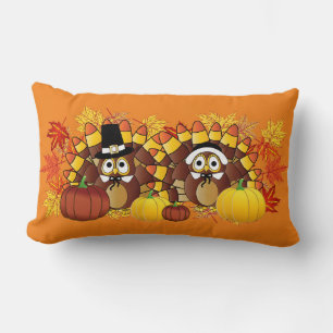 Coussin Rectangle Automne Chouette d'automne Pèlerins de Turquie