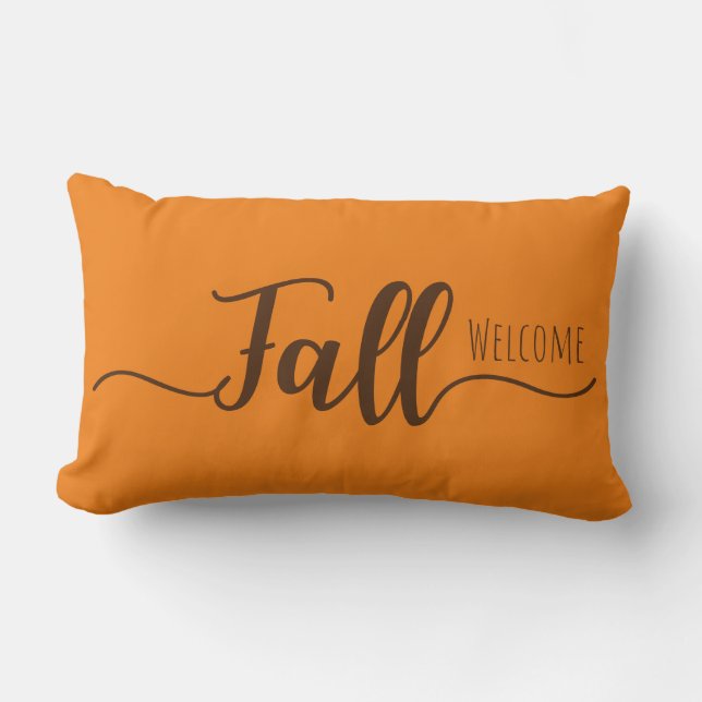 Coussin Rectangle Automne de bienvenue (Recto)