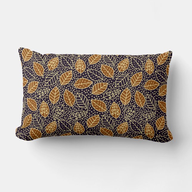 Coussin Rectangle Automne Feuilles d'automne Jeu d'oreiller (Recto)