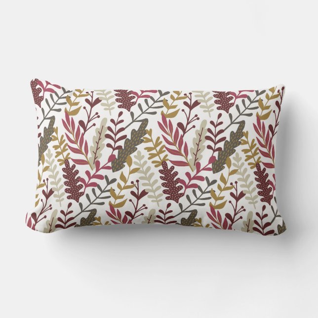 Coussin Rectangle Automne Feuilles d'automne Jeu d'oreiller (Recto)