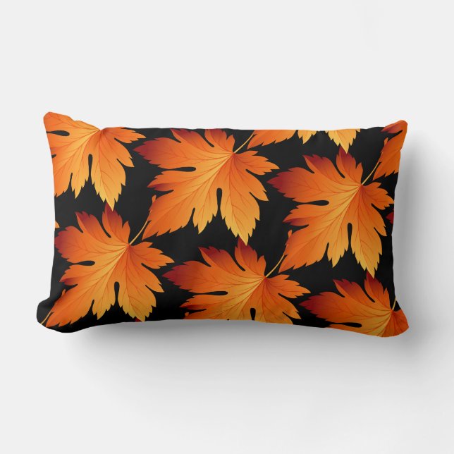 Coussin Rectangle Automne Feuilles d'automne Jeu d'oreiller (Recto)