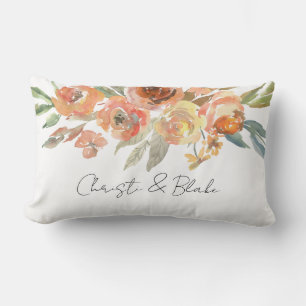 Coussin Rectangle Automne Floral NOM & NOM Jeter Pillow Newlyweds