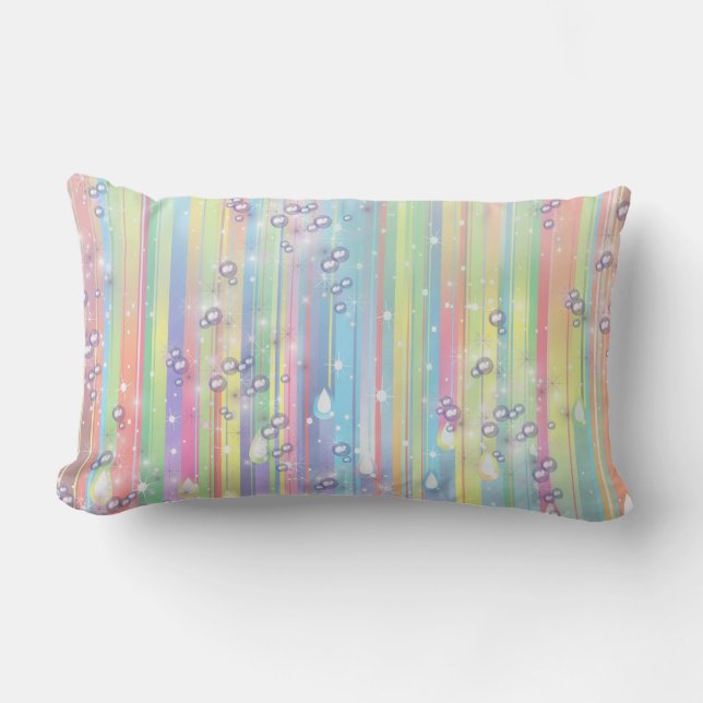Coussin Rectangle Baby Boy Bubbles (Recto)