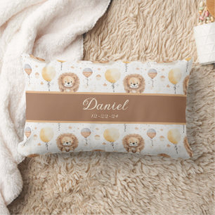 Coussin Rectangle Baby Lion Personalized Psaume Scripture Nursery