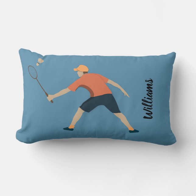 Coussin Rectangle Badminton (Recto)