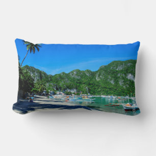 Coussin Rectangle Baie de El Nido Plage