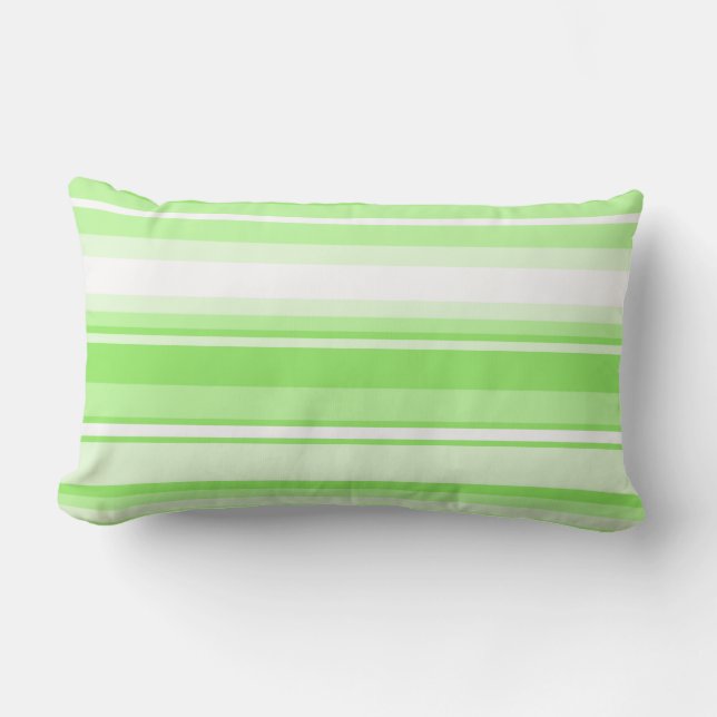 Coussin Rectangle Bandes de chaux (Recto)