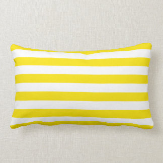 Coussin Rectangle Bandes jaunes horizontales