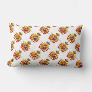 Coussin Rectangle Bannière rouge blanc Grand-Duché de Toscane