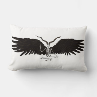 Coussin Rectangle Baphomet ailé