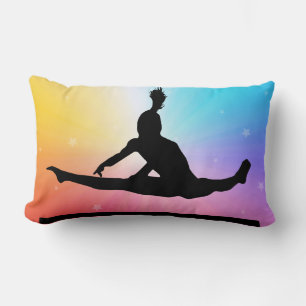 Coussin Rectangle Barres asymétriques de gymnastique Étoiles arc-en-