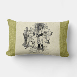 Coussin Rectangle Baseball : Joueurs