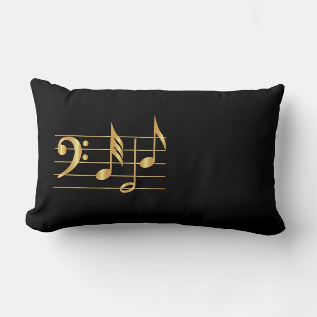 Coussin Rectangle Bass clef (Recto)
