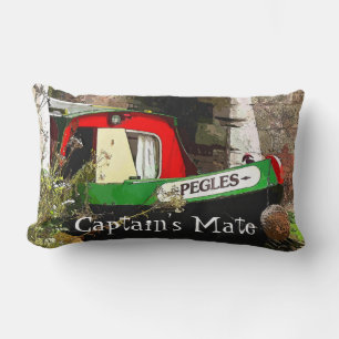 COUSSIN RECTANGLE BATEAUX DE CANAL
