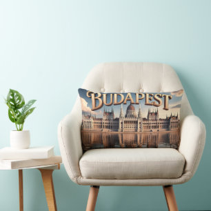 Coussin Rectangle Bâtiment du Parlement hongrois à Budapest