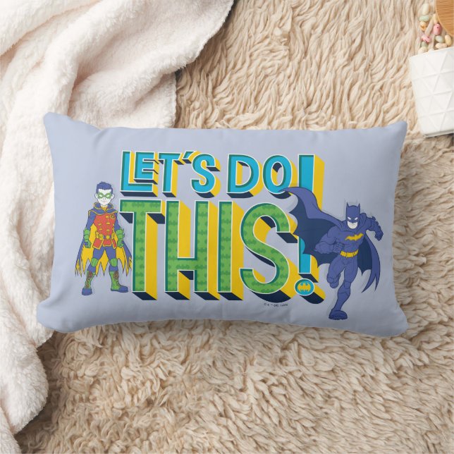Coussin Rectangle Batman | Faisons ceci (Couverture)
