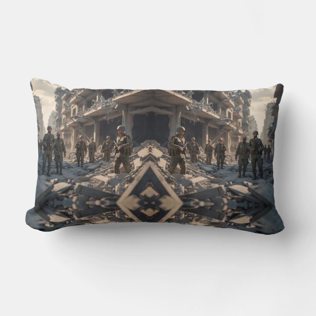 Coussin Rectangle battlefield (Recto)