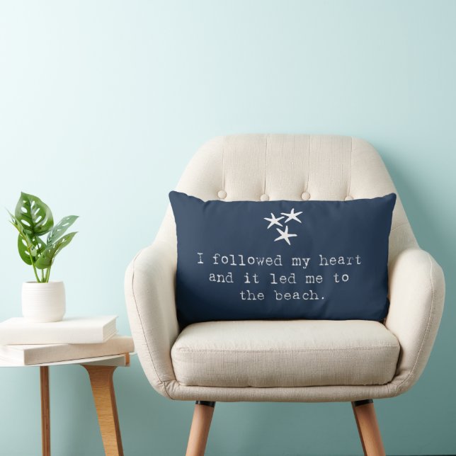 Coussin Rectangle Beach House Citation Starfish Coastal Home (Chaise)