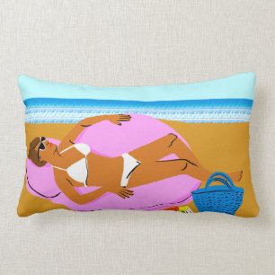 Coussin Rectangle Beachy Keen - rose
