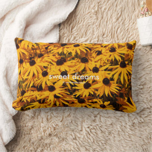 Coussin Rectangle Beau Confleurs de Rudbeckia Jaune