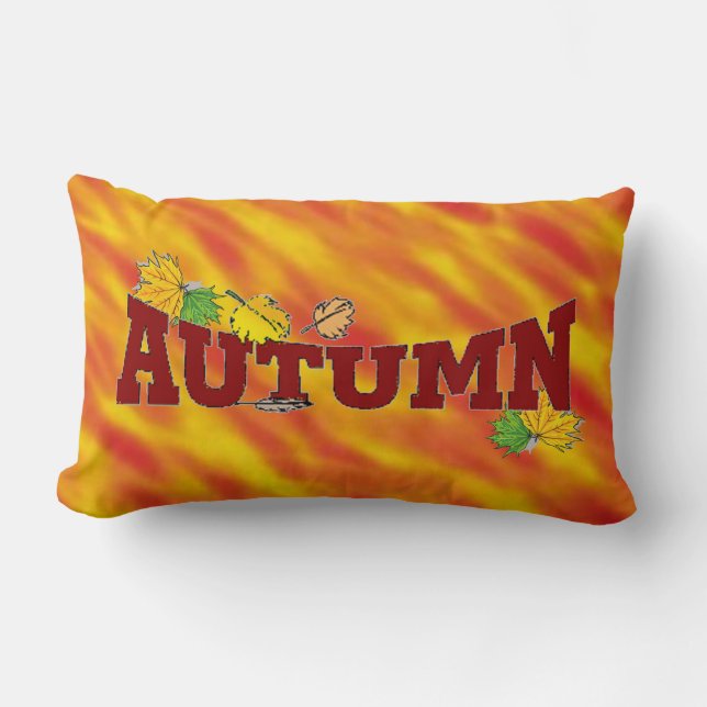 Coussin Rectangle Beauté d'automne - (Recto)