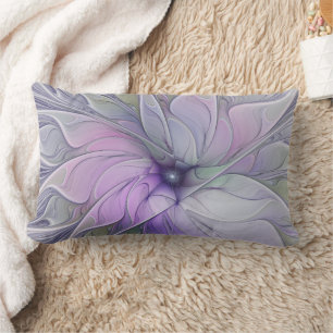 Coussin Rectangle Beauté étonnante Fleur d'art Abstrait fractal mode