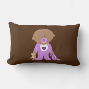 Coussin Rectangle Bébé, peluche, couverture Lumbar coussin.