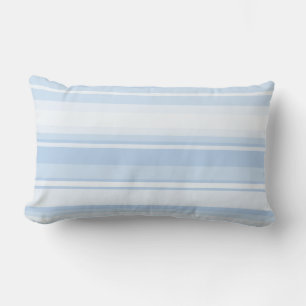 Coussin Rectangle Bébé rayures bleues