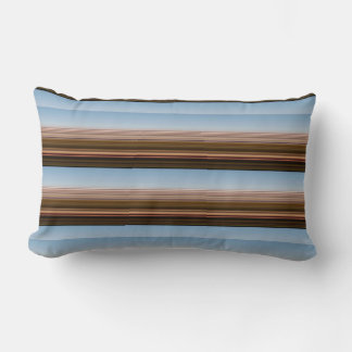 Coussin Rectangle Belles rayures bleu vintage